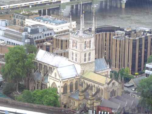Southwark's Anglican Cathedral near London Bridge