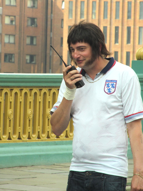 Southwark Bridge shut for Sacha Baron Cohen film stunt