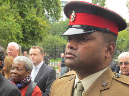 World War I hero Frederick Holmes VC commemorated in Abbey Street