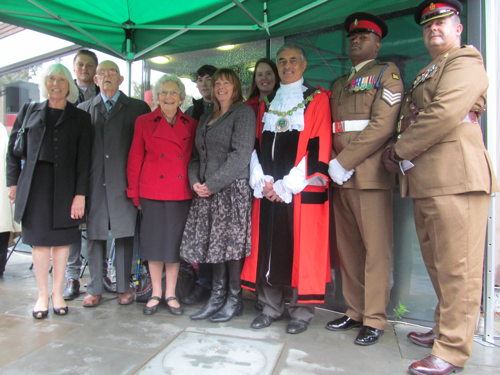World War I hero Frederick Holmes VC commemorated in Abbey Street