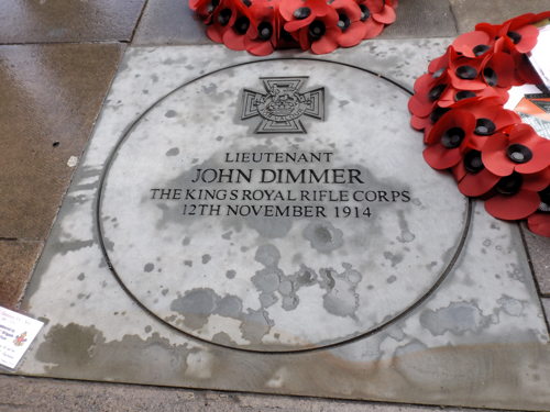 John Dimmer VC paving stone