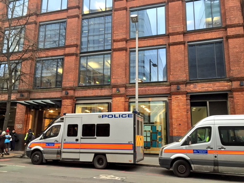 Aylesbury Estate rubble dumped in foyer of Southwark Council HQ