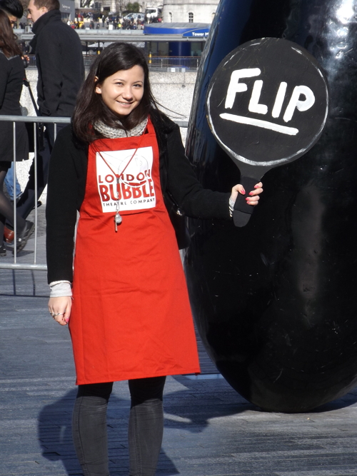 Local firms compete in pancake races at Borough Market and More London