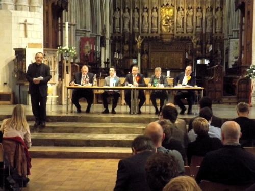 Audio: Bermondsey & Old Southwark hustings at Southwark Cathedral