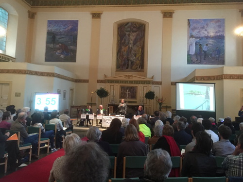 Hundreds pack church for Garden Bridge protest meeting