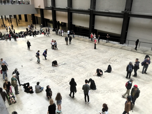 Anti-oil sponsorship campaigners take over Tate’s turbine hall