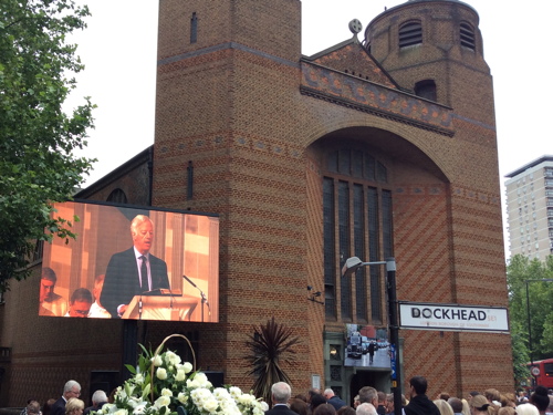 Hundreds turn out for funeral of Barry Albin-Dyer