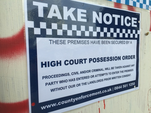 Squatters evicted from Elephant & Castle pub