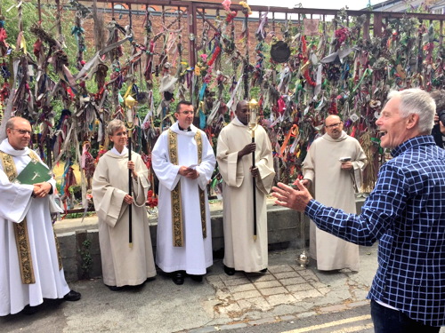 Prayers said at Cross Bones Graveyard as new garden takes shape