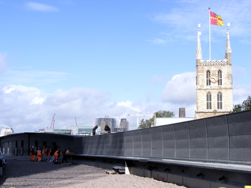 First passenger trains run across Borough Viaduct
