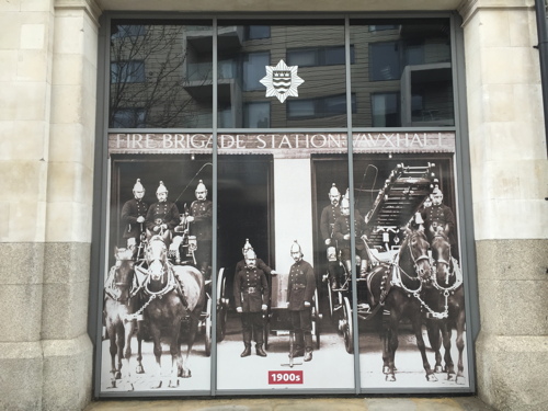 Fire brigade celebrates 150 years with Union Street display