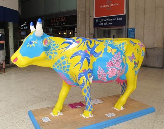 CowParade Surrey comes to Waterloo and the South Bank