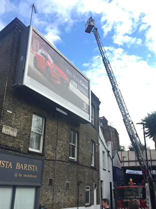 Trackside fire at Waterloo brings trains to a halt