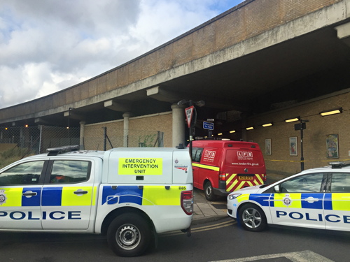 Trackside fire at Waterloo brings trains to a halt