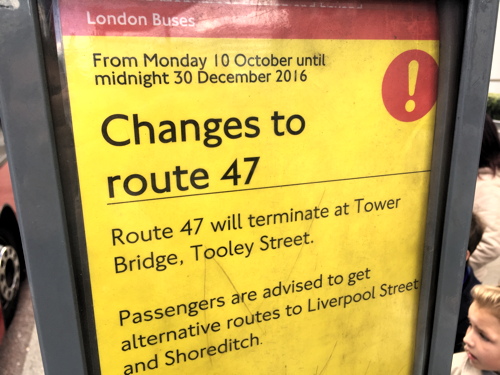 TfL curtails bus route 47 to ease Tower Bridge congestion