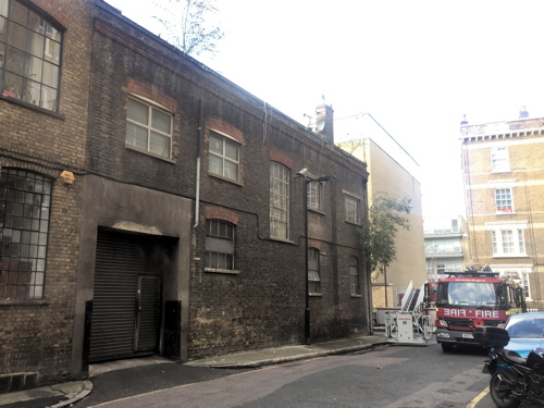 Major fire at newspaper & TV channel offices in Sanctuary Street