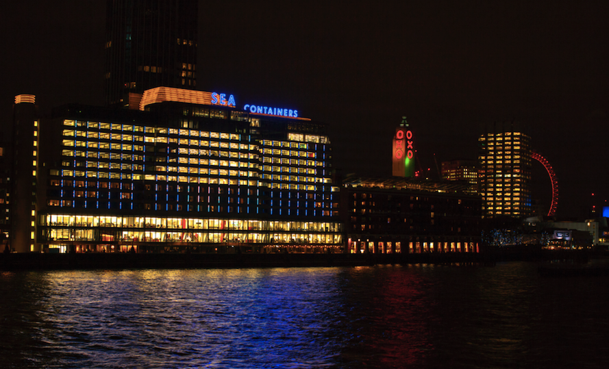 Health of River Thames turned into art at Sea Containers building