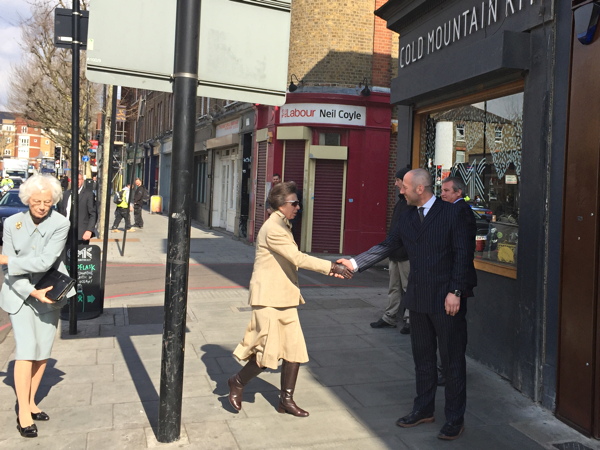 Princess Royal visits Tower Bridge Road jewellery workshop