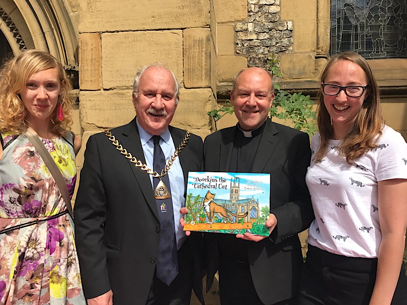 Doorkins the Cathedral Cat stars in new children’s book