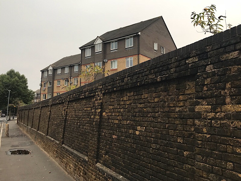 Rolls Road: wall of historic railway yard faces demolition