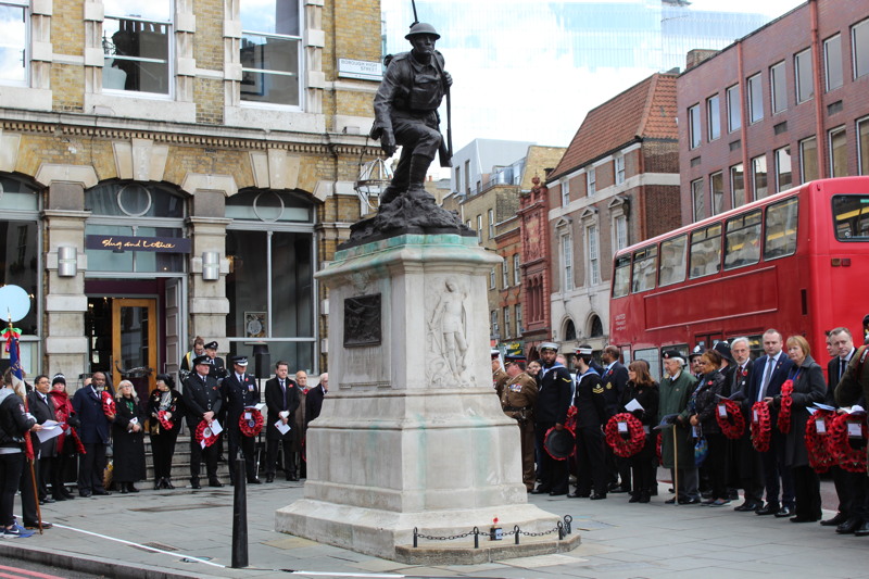 Armistice Day and Remembrance Sunday 2017 in SE1