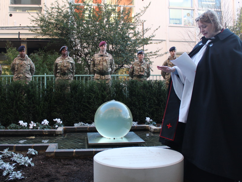 Memorial to healthcare workers in war and disaster zones unveiled