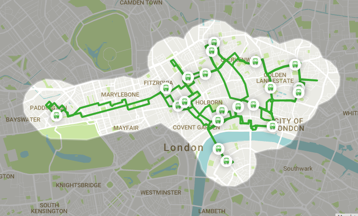 Citymapper bring bus-taxi hybrid SmartRide to Waterloo