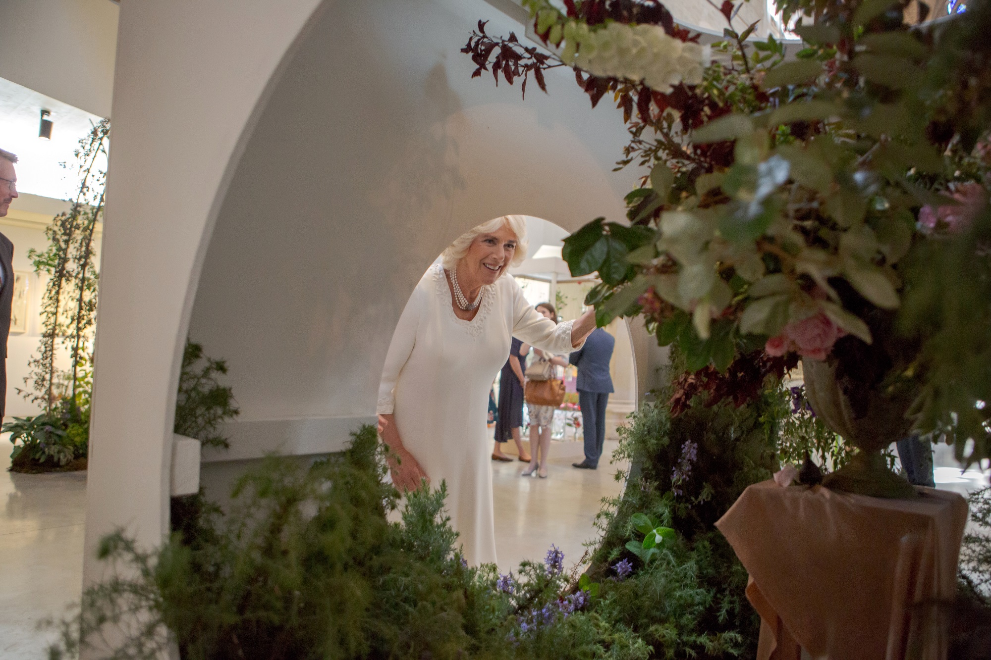 British Flowers Week: Duchess of Cornwall visits Garden Museum