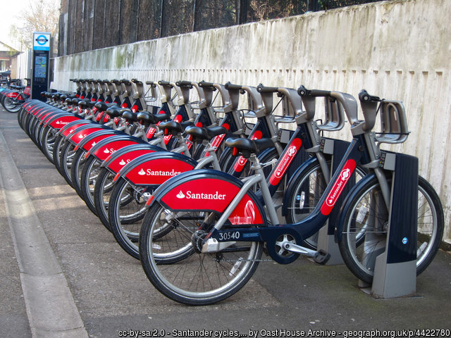 santander bike hire near me