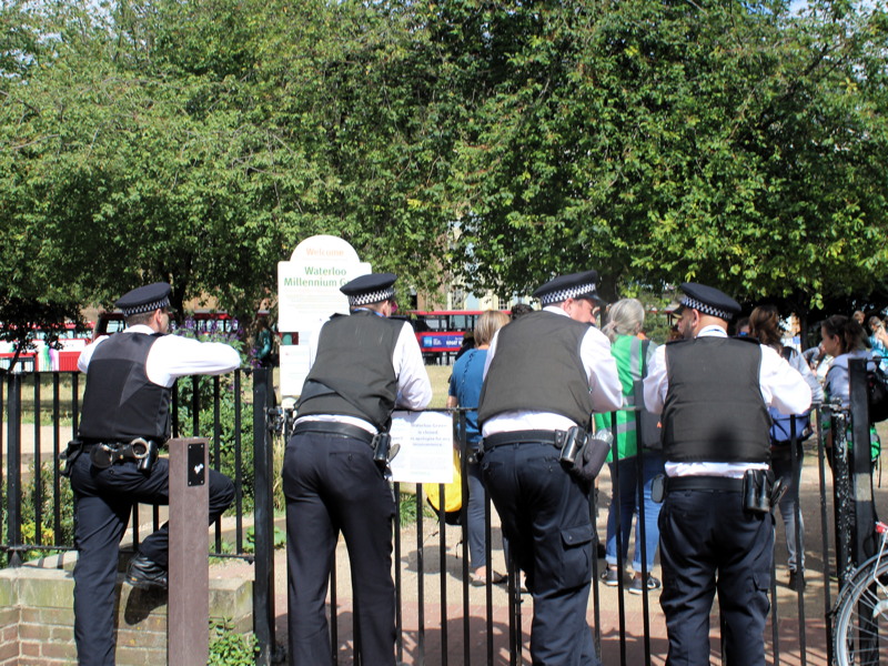 Extinction Rebellion comes to Waterloo Millennium Green