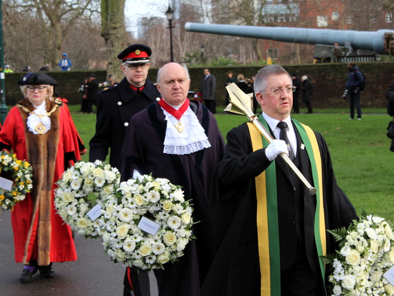 Holocaust Memorial Day: wreaths laid in GMH Park