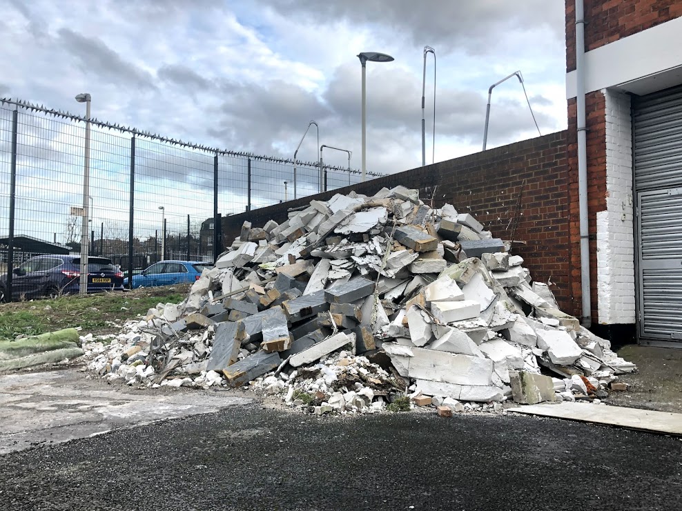 SE1’s replica of Trafalgar Square fourth plinth reduced to rubble