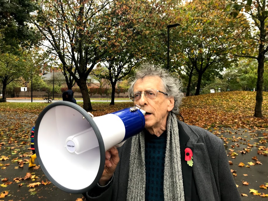 Piers Corbyn issued with penalty at anti-lockdown protest