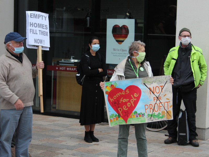 Elephant & Castle protest highlights empty homes and Airbnb lets