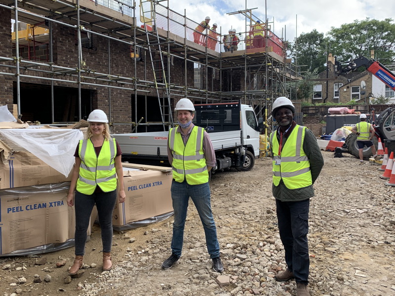 Work under way on 10 new council homes in South Bermondsey
