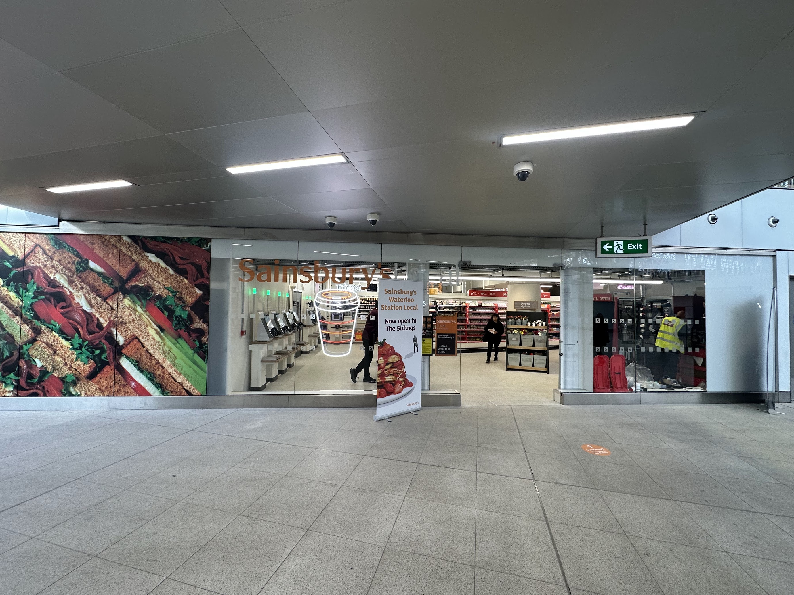 Sainsbury’s Local store now open at Waterloo Station [24 February 2023]