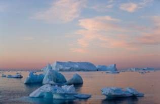 Icebergs, Denmark Strait, East Greenland