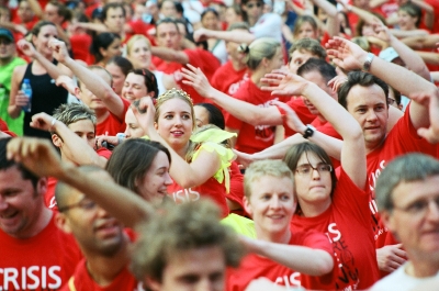 Crisis Square Mile Run at Millennium Bridge