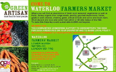 Waterloo Farmers' Market at Lower Marsh