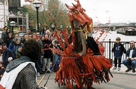 The Ballad of St George and the Dragon at Red Cross Garden