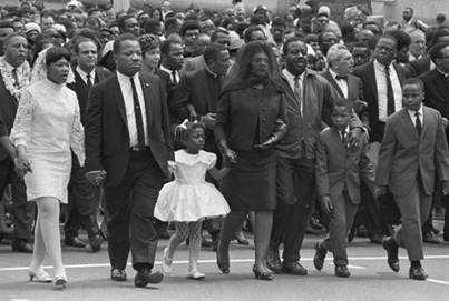 Funeral procession for Martin Luther King Junior