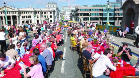 Feast on the Bridge at Southwark Bridge