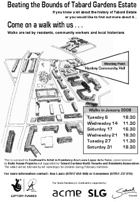 Beating the Bounds of Tabard Gardens Estate at Hankey Hall