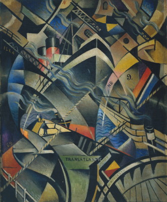 Christopher Richard Wynne Nevinson The Arrival 191