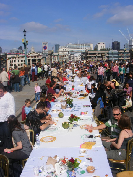 Feast on the Bridge at Southwark Bridge
