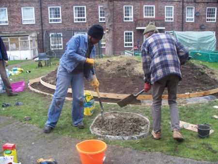 Unveiling of Spiral Mosaic at Tabard Gardens Community Allotments