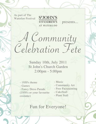 A Community Celebration Fete at St John's Waterloo