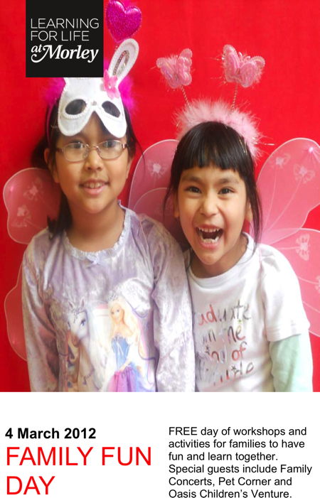 Family Fun Day at Morley College