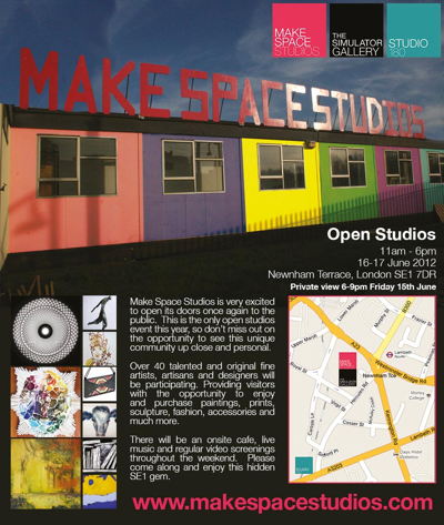 Open Studios at Make Space Studios