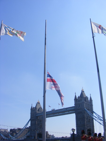 Armed Forces Day flag raising at City Hall